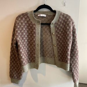 Zara Wool-Blend Cardigan